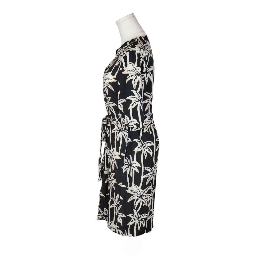 Scotch & Soda Palm Print Viscose Shirt Dress Sun Seekers Tropical XS - Picture 6 of 11